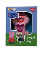 ของเล่นกุญแจรถยนต์ Smart Key Music & Light Pink สีชมพู
