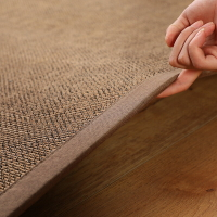 中式竹編地毯地墊 編織地毯 陽臺榻榻米地毯地墊 涼席飄窗墊純色