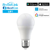 BroadLink BestCon LB1 WiFi Smart Bulb E27 LED Lamp Remote Control Light Dimmer Voice Control Works With Alexa Google Assistant