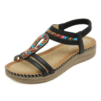 Giày Sandal SIKETU đế bằng thời trang êm nhẹ phù hợp đi học đi chơi đi làm
