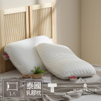 MONTAGUT-泰天然乳膠枕-經典款(65x40cm)H12cm-1入