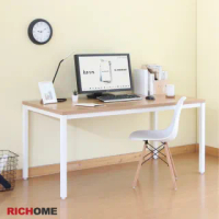 【RICHOME】克拉克160CM80CM工作桌/電腦桌/辦公桌/會議桌/長桌/書桌/餐桌(2色)