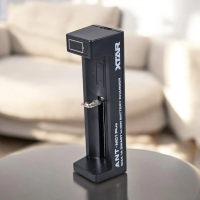 XTAR Charger Baterai 1 Slot 14500 18650 18650 Li-Ion 3.7V LCD Type C - ANT MC1 Plus