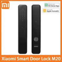 Xiaomi Smart Door Lock M20 Automatic Electronic Push-pull Lock Fingerprint Bluetooth NFC Homekit Unlock Work with MiHome Homekit