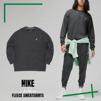 Nike 長袖上衣 Jordan Essentials 男款 黑 經典 休閒 大學T 衛衣 喬丹 DQ7521-010