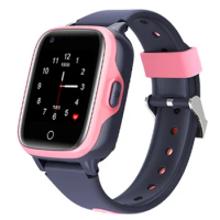 4G Kids Smart Watch GPS Tracker Children Clock Waterproof Video Call Remote Listening Positioning Kids Watches -Pink