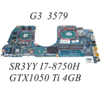 CAL53 LA-F611P CN-0M5H57 0M5H57 For DELL G3 15-3579 3579 PC Motherboard SR3YY I7-8750H+GTX1050 Ti 4GB GPU