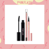 PINKFLASH Bộ trang điểm mắt Với eyeliner mascara chì kẻ mày 3pcs