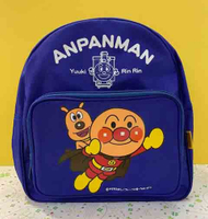 【震撼精品百貨】麵包超人_Anpanman~麵包超人兒童用皮質後背包-藍#11061