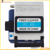 FC-6S FTTH Optical Fiber Cleaver metal High Precision cold connection cutter tool Cutter Knife 16 Surface Blade Metal Material
