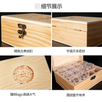 牛幣鼠幣生肖紀念幣改革開放收藏盒實木保護盒硬幣圓筒松木原木