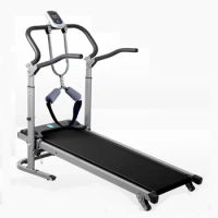 Foldable Mechanical Treadmill Gym House Fit Treadmill Without Motor