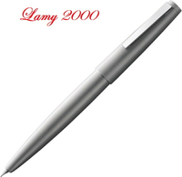 LAMY 2000系列不銹鋼刷紋14K鍍鉑鋼筆
