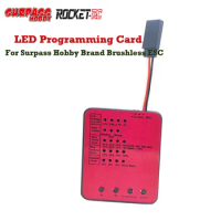 Surpass Hobby LED Programming Card For RC Car 25A/35A/45A/60A/80A/120A Brushless ESC Electronic Speed Controller Programe Card