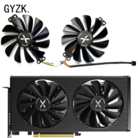 New For XFX Radeon RX6600 6600XT 6650XT 8GB Speedster SWFT 210 Core Graphics Card Replacement Fan FY010010M12LPA