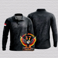kaos dryfit embose wangki polos lengan panjang terbaru