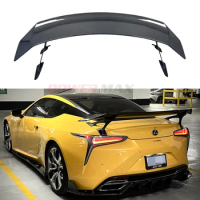 Car Accessorise Carbon Fiber V Style Rear Wing For Lexus LC500 LC500H Car Bodykit Rear Trunk Wing