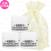 Kiehl s 契爾氏 冰河醣蛋白保濕霜(7ml)*3旅行袋組(公司貨)