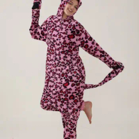 Anime Adult Pink Cosplay Halloween Costumes Panther Onesies Jumpsuit Xmas Carnival Funny Pajamas Kigurumi