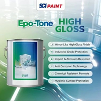 Epo-Tone Finish High Gloss Cat Epoxy Lantai Dinding Besi Kayu 1 kg Set Warna Ninja Green - Cat Lapis
