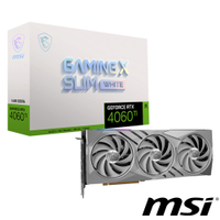 MSI微星 GeForce RTX 4060 Ti GAMING X SLIM WHITE 16G 顯示卡