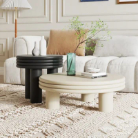 Decorative Books Coffee Tables Hardcover Modern Round Luxury Sedentary Coffee Tables Living Room Table Basse Home Furniture