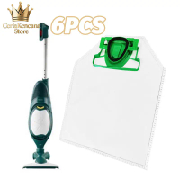 Kantong Debu Tas Vacuum Cleaner 6 Pcs Universa untuk Vorwerk Vk200 Fp200 Anti Leku Tahan Lama