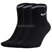 Nike 襪子 Dri Fit Cushion Crew 男女款 黑 三雙入 中筒襪 SX4793001 3