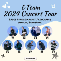[READYSTOCK] Kpop &Team 2024 Concert Tour Hd Round Badge/Bookmark/Keychain/Mirror/Fridge Magnet Butt