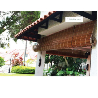 QIAN JIA-QJ Tirai Buluh Luar Ruangan (LEBAR) X (TINGGI) (Semula Jadi), Bidai Buluh