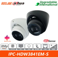 Dahua Original AI IPC-HDW3841EM-S-S2 8MP IR Fixed-focal Eyeball WizSense Network Camera Max. 256 G Micro SD Card. Built-in Mic