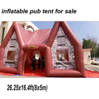 Cheap Air Blown Up Pub Tent Inflatable Exhibition Pub Bar Tent Durable Drinking Wine House Canopy for Sale