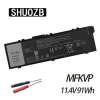 MFKVP GR5D3 0RDYCT T05W1 Laptop Battery For Dell Precision 7510 7520 7710 7720 M7710 M7510 15-7510 1G9VM 0FNY7 M28DH 11.4V 91Wh