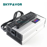Customized LED display 72V lithium battery charger fast 84V 10A 20S li-ion battery pack charger for 72V lithium ion battery pack