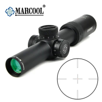 MARCOOL 1-6X24 HD Tactical Hunting Scope Red Dot Point Airsoft Collimator Air Rifle Optics Sight Rifle Scope