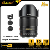 VILTROX 33mm F1.4 For E Sony Auto Focus Lens APS-C Compact Large Aperture Lens Sony E-mount Camera Lens A9 A7RIV A7II A7S ZV-E10