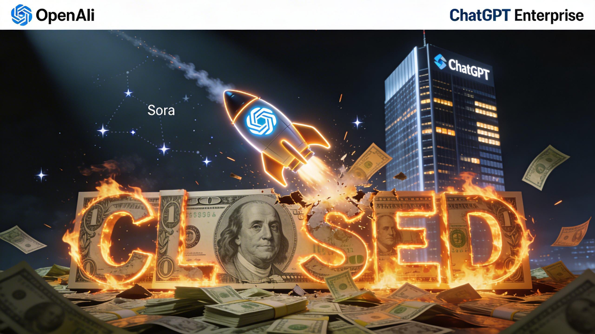 OpenAI Shuts Down Sora Video App After 25 Months, Citing Unsustainable ...
