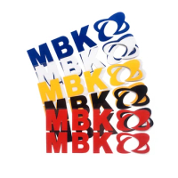 2pcs/set Motorcycle Refit Sticker Personalized Motorcycle MBK Logo Decorative Reflective Decals for MBK Motorcycle