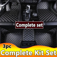 Car Floor Mats For TOYOTA Camry XV50 2012-2017 Kit set Waterproof Carpet Luxury Leather Mat Full Set Car Accessories