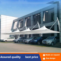 Membrane structure shed car shed parking shed steel structure electric awning awning canopy