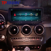 For Mercedes Benz C Class W205 GLC Class 2015-2018 X253 W446 Android 11 Car Radio Multimedia Video DVD Player Navi HeadUnit GPS