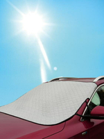 汽車防曬罩汽車防曬隔熱遮陽擋車子遮陽擋前擋風玻璃罩磁性遮陽布簾遮陽板檔LX 【驚喜價格】