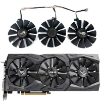 1SET 6PIN ROG-STRIX-GTX1070-O8G-GAMING GPU Fan，For ASUS ROG-STRIX-GTX 1080、1080TI、1070TI、1070、1060 GAMING Video card cooling fan