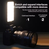 lampu fotografi led M21 Universal Lampu Selfie Smartphone 2500 - 9000K 3000mAh Universal Camera Live