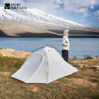 MOBI GARDEN Nature Hike Camping Tent Travel Ultra Light Trekking Tent Portable Outdoor Hiking 20D Camping Supplies