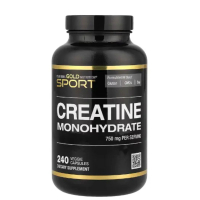 Creatine 運動，肌酸 ，750 毫克，240 粒 素食膠囊，增加瘦肉量，減輕肌肉疲勞，提高身體或運動能力肌肉細胞(平行進口)22830