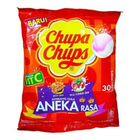 CHUPA CHUPS Lollipops 9g [1 BUNGKUS Isi 30 Lolipop x 9g] - Permen Lolipop Aneka Rasa Rasakan Fun & S