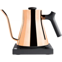 Fellow Stagg EKG Electric Gooseneck Kettle - Pour-Over Coffee and Tea Kettle - Stainless Steel Boiler - Quick Heating Electric K