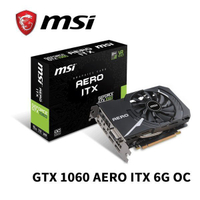 預訂中下午到貨 GTX 1060 AERO ITX 6G OC 顯示卡 歡迎組裝詢價