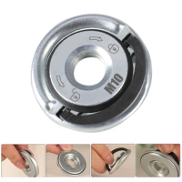 1Pc Pressing Plate M10 Quick Release Self-Locking Grinder Pressing Plate Flange Nut Power Chuck Angle Grinder Pressure Plate